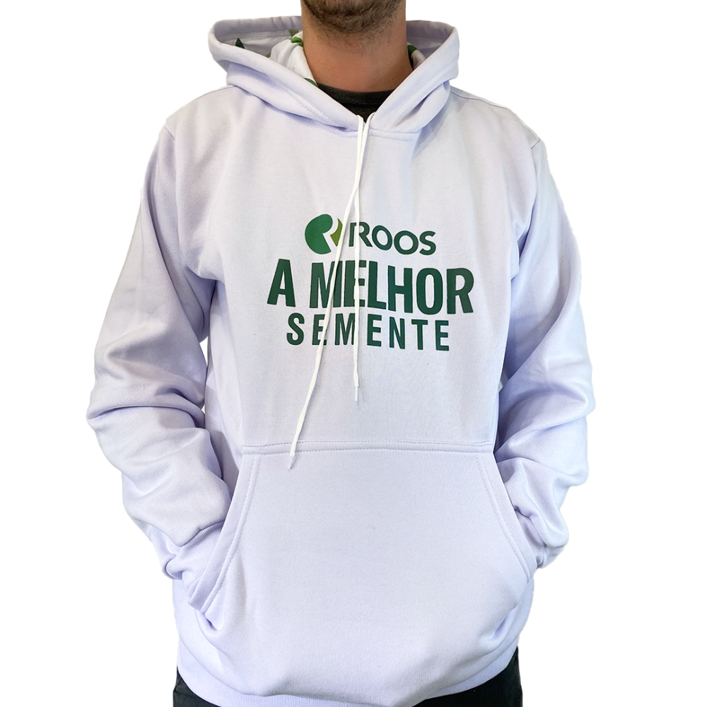 Moletom Canguru Roos - Branco